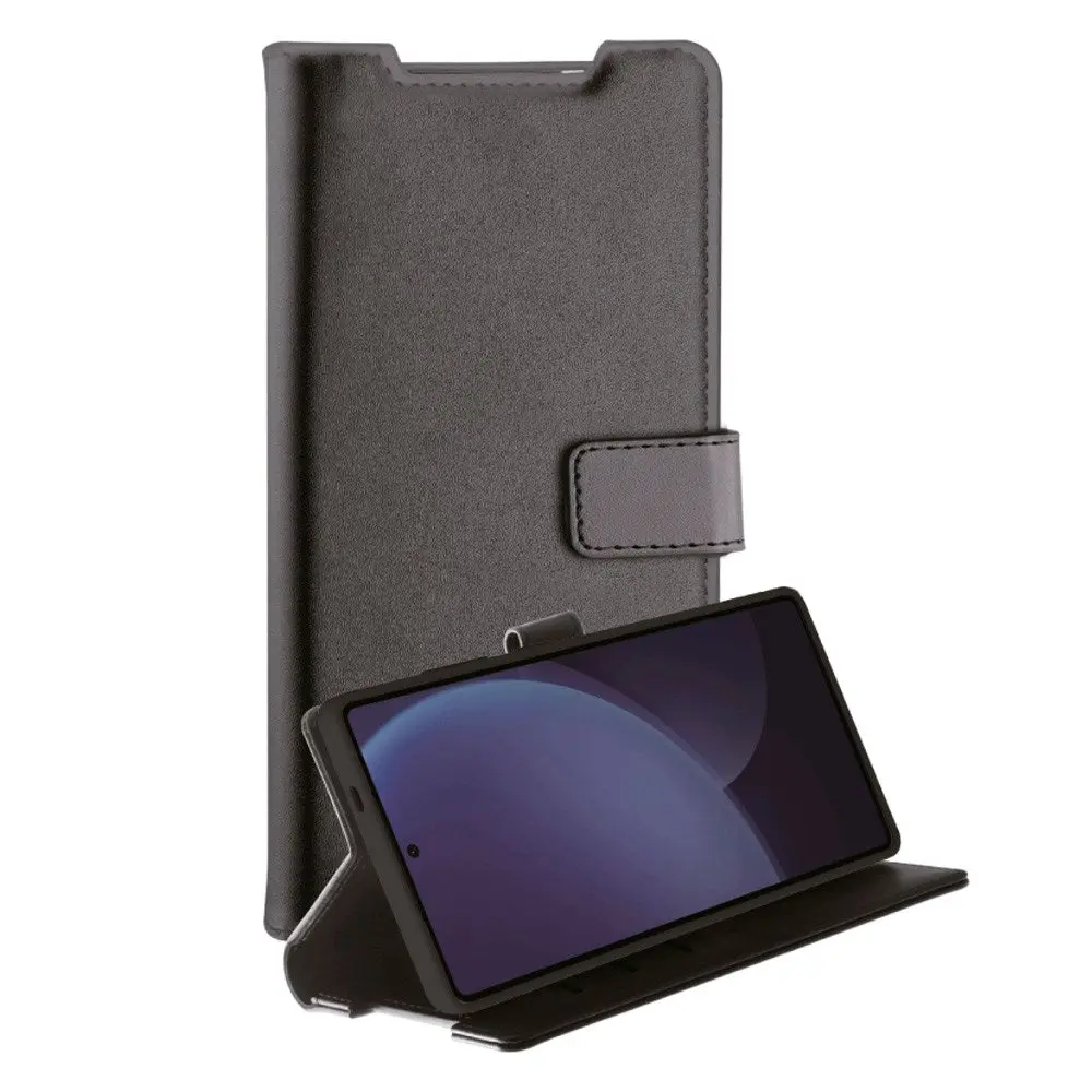 Samsung Galaxy S25 Ultra Vivanco Classic Wallet Kunstskinn Flipdeksel med Lommebok - Svart