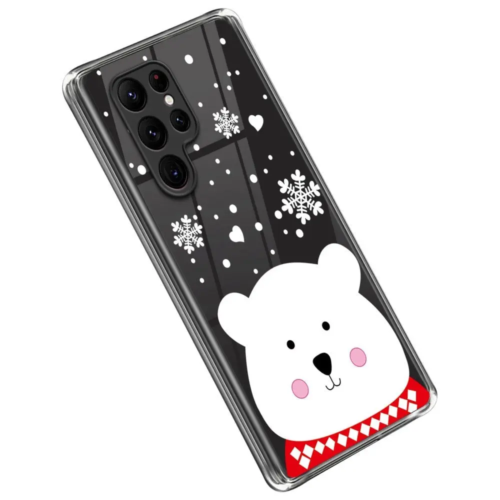 Samsung Galaxy S22 Ultra TPU Plast Jul Deksel - Merry Christmas