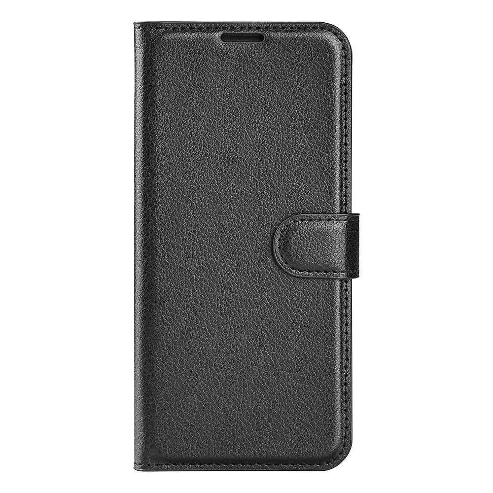 Xiaomi 15T Pro EIDERWOOD Kunstskinn Flip Deksel med Kortholder & Ståfunksjon - Svart