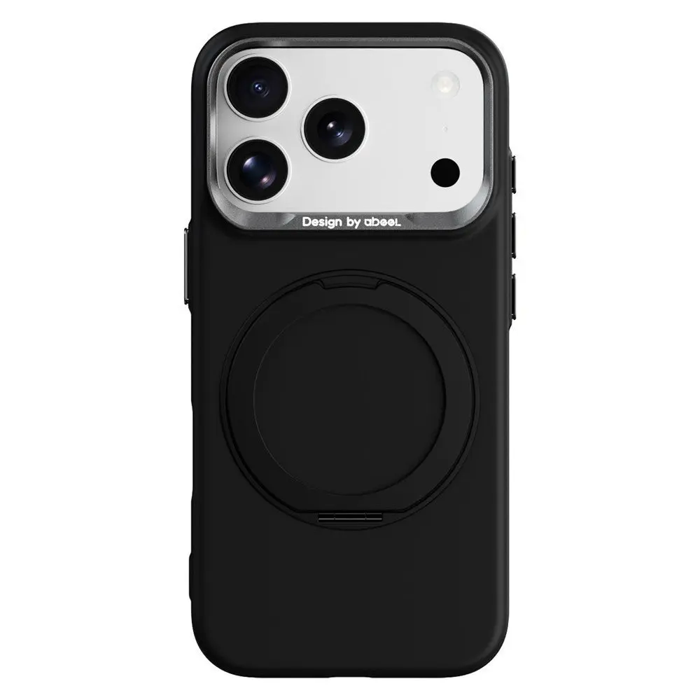 iPhone 17 Pro Max / 18 Pro Max ABEEL Hardt Soft-Touch Plast Deksel m. Kickstand - MagSafe Kompatibel