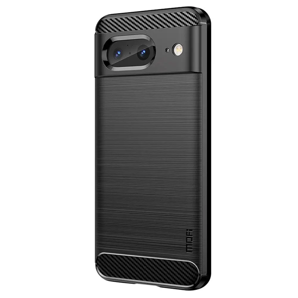 Google Pixel 8 Brushed Carbon Deksel - Svart