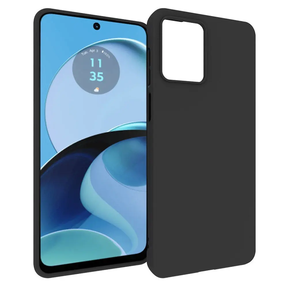 EIDERWOOD Motorola Moto G14 Matt Fleksibelt Plast Deksel - Svart