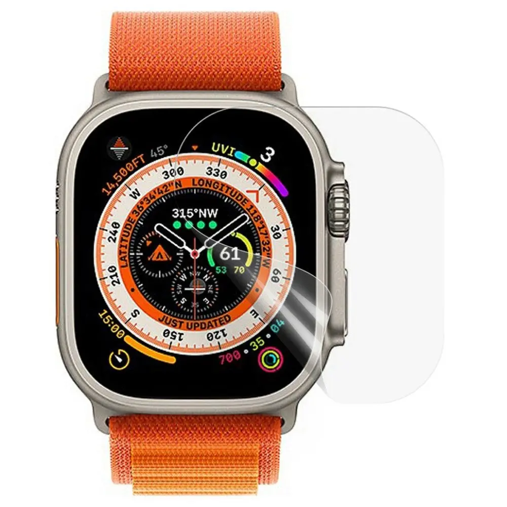 Apple Watch 11 / 10 (46mm) Fleksibel Beskyttelsesfilm - Gjennomsiktig