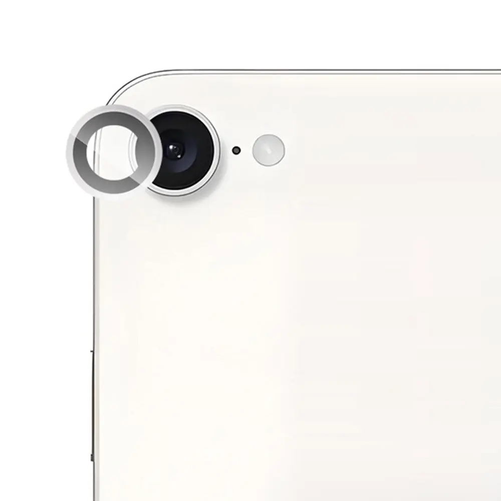 iPhone 17e / 16e RURIHAI Kameralinsebeskytter - Sølv