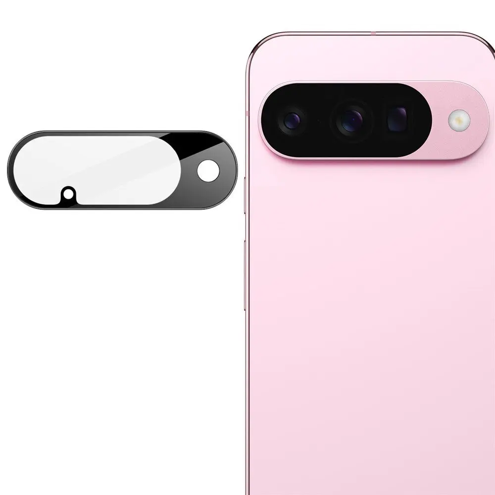 IMAK Google Pixel 10 Kameralinsebeskytter - Herdet Glass - Svart