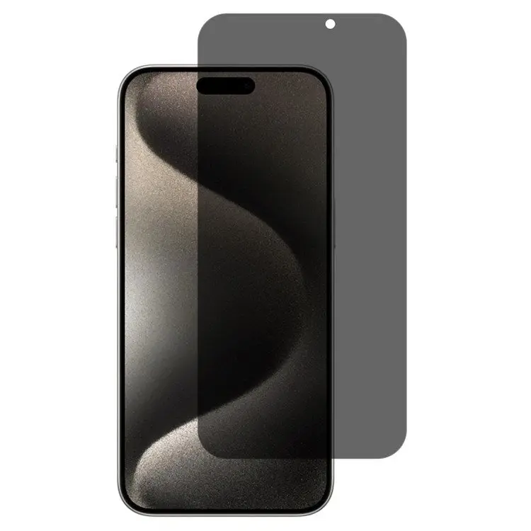 iPhone 17 Pro Max Herdet Skjermbeskyttelsesglass - Privacy Funksjon - Gjennomsiktig