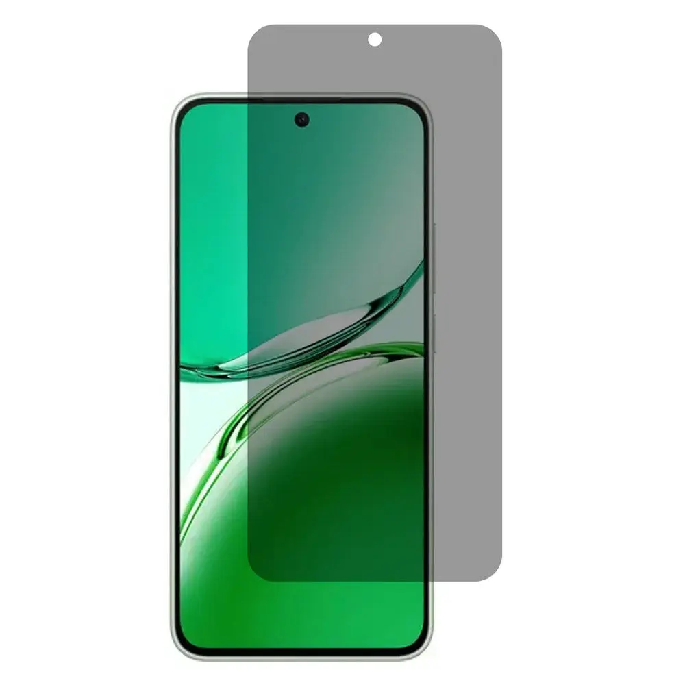 OPPO A5x Skjermbeskytter i Herdet Glass - Personvern - Gjennomsiktig