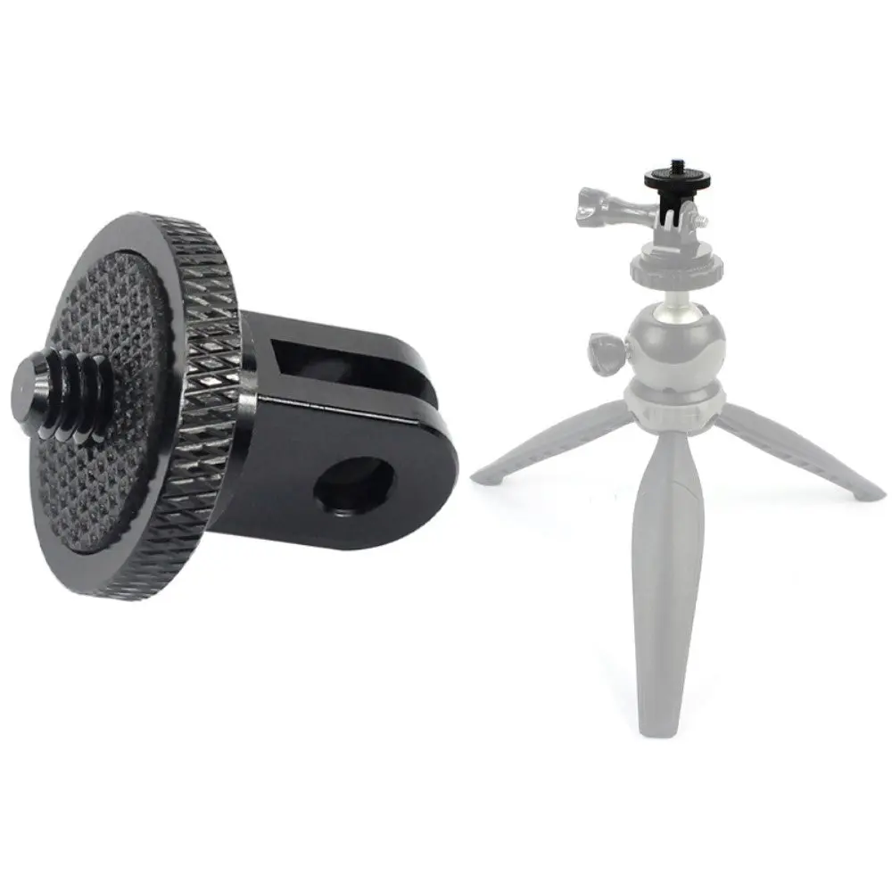 GoPro Hero 9 / 10 Adapter for Tri Pod-Montering i Aluminium - Svart