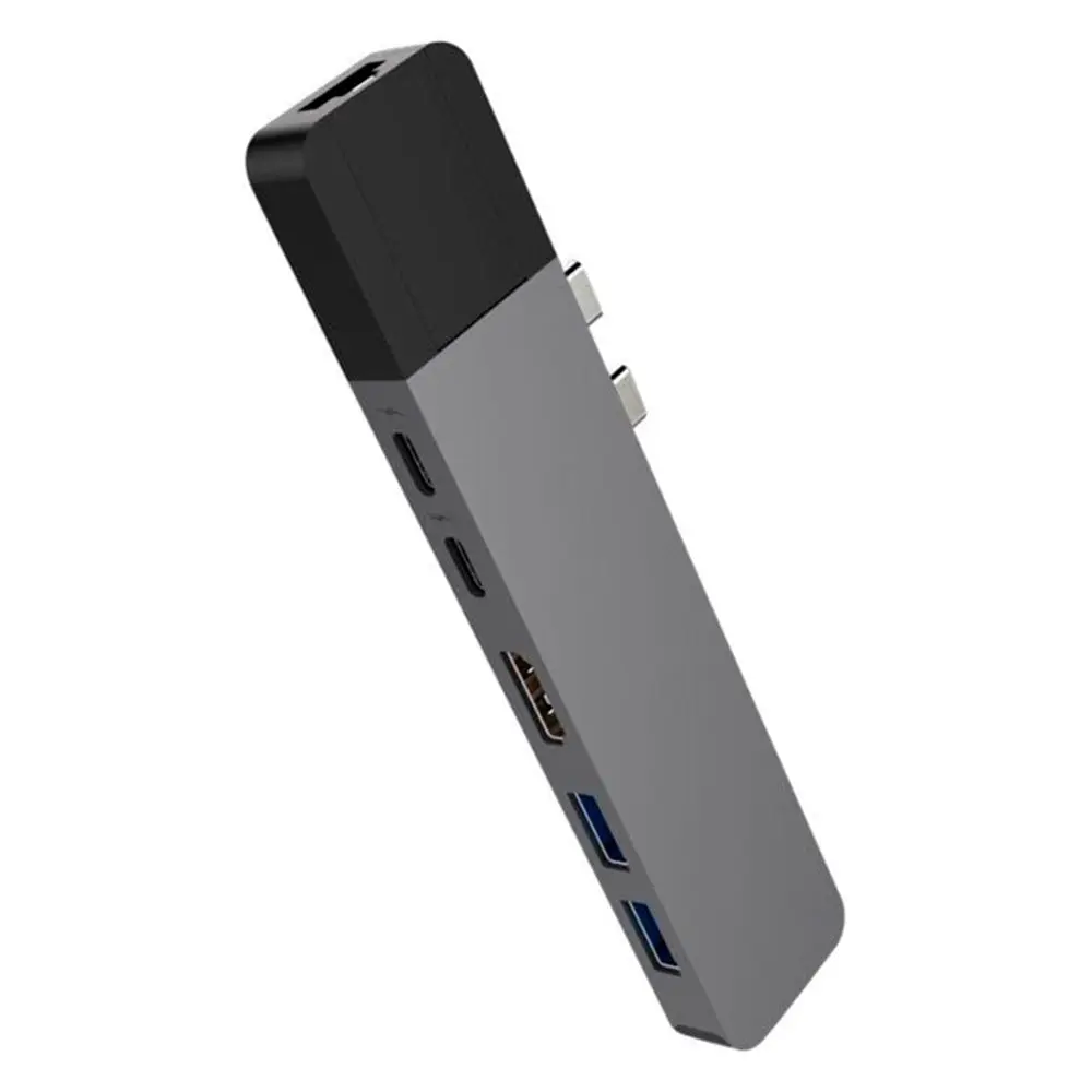 Hyperdrive Net USB-C Multi Adapter 6-i-2 - Grå