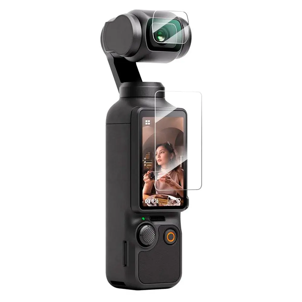 TELESIN Herdet Beskyttelsesglass til DJI Osmo Pocket 3 - 2 stk