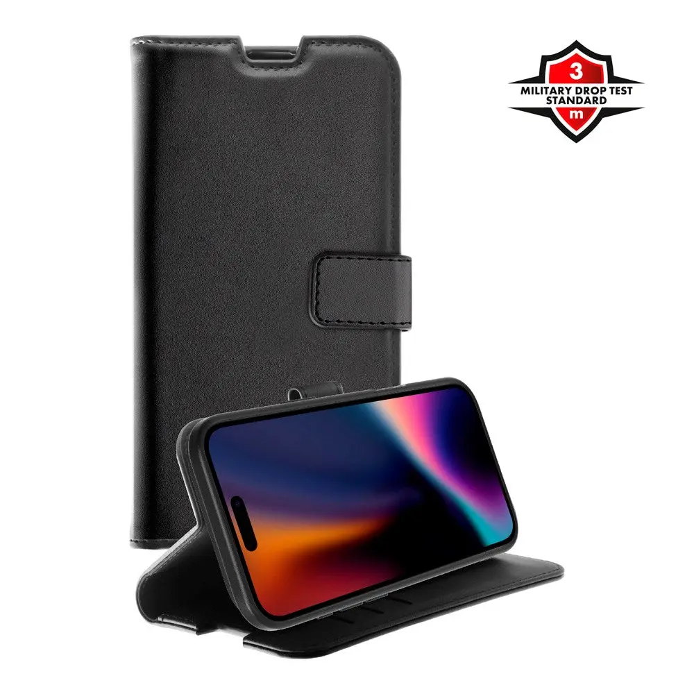X2O iPhone Air Classic Wallet Flip Deksel - Kortholder & Stativfunksjon