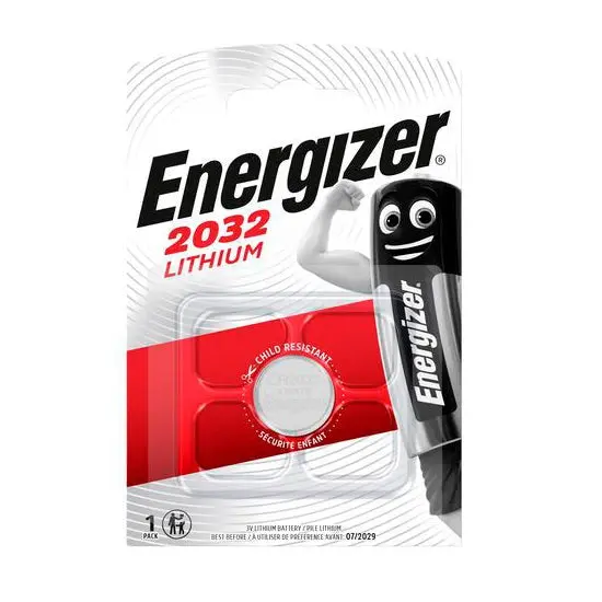 Energizer CR2032 3V Lithium Knappecellebatteri - Kompatibelt med AirTag 1. & 2. Gen.