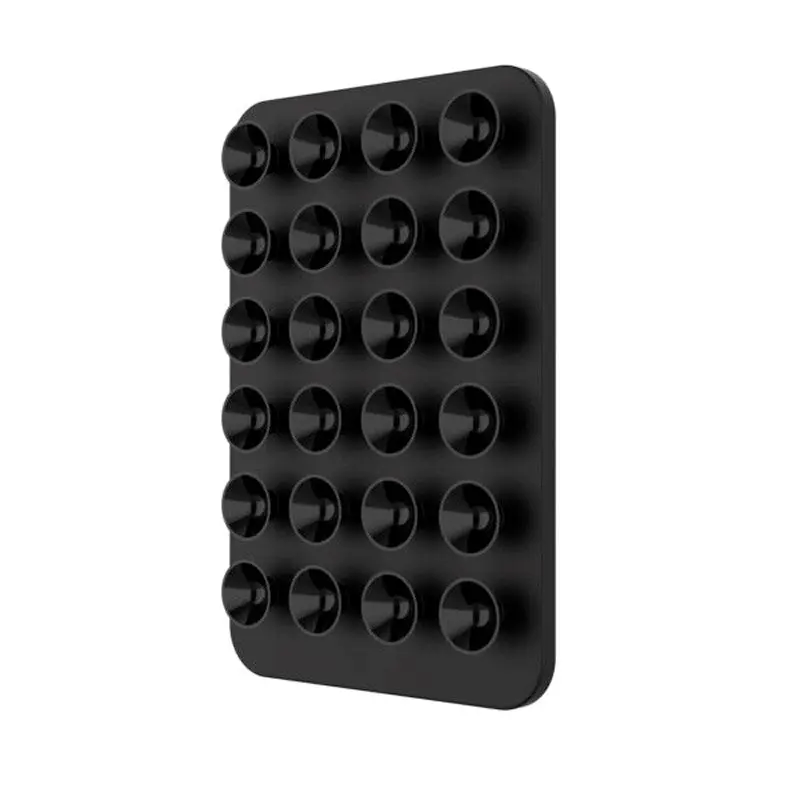 Fixed MagMate Mobilholder - Silikon Sugekopp - MagSafe Kompatibel - Svart