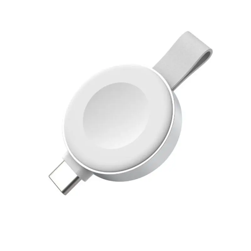 Fixed 5W Apple Watch Trådløs Lader med USB-C – Hvit