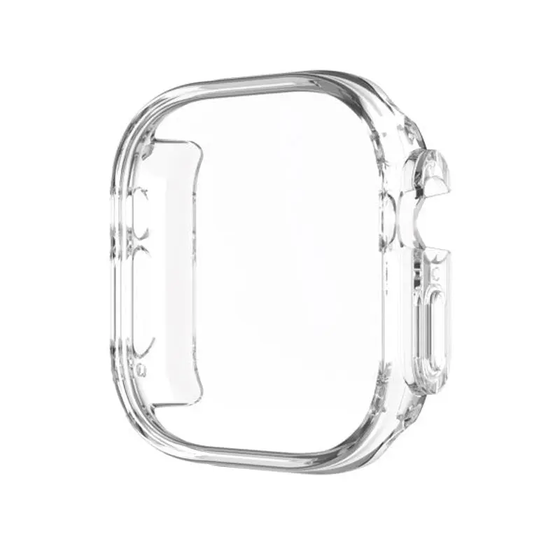 Apple Watch Ultra 3 / 2 / 1 (49 mm) Fixed Deksel med Innebygd Skjermbeskytter - Gjennomsiktig