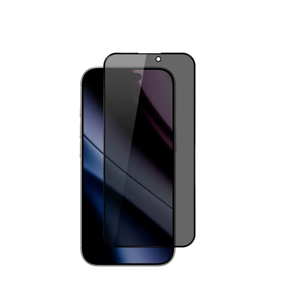 iPhone Air Epico Privacy Glass 3D Skjermbeskyttelsesglass m. Monteringsramme - Gjennomsiktig