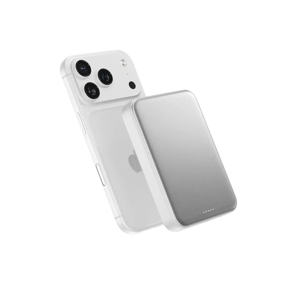 Epico UltraPack EM75 Alu Mag+ Trådløs PowerBank - 25W & 10.000 mAh - Qi2 / MagSafe Kompatibel