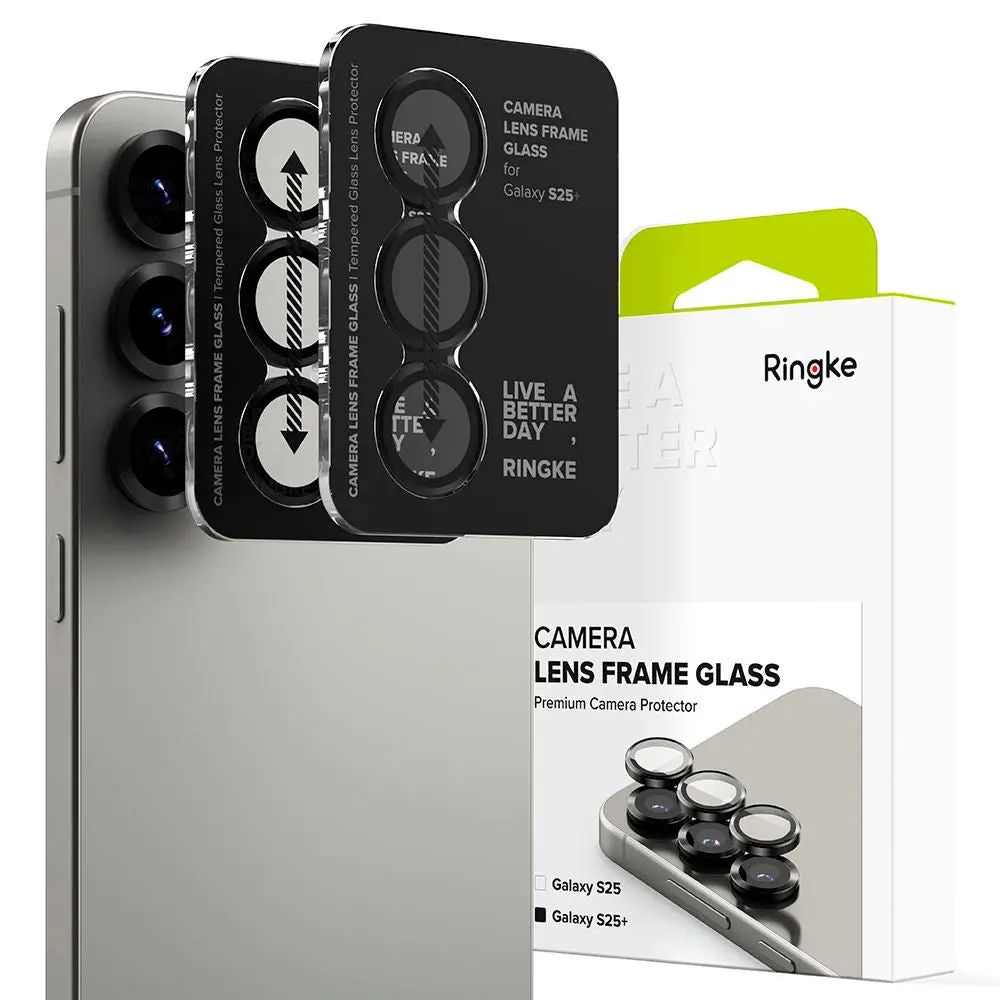 Samsung Galaxy S25+ (Plus) - Ringke Kameralinsebeskyttelsesglass - 2 stk
