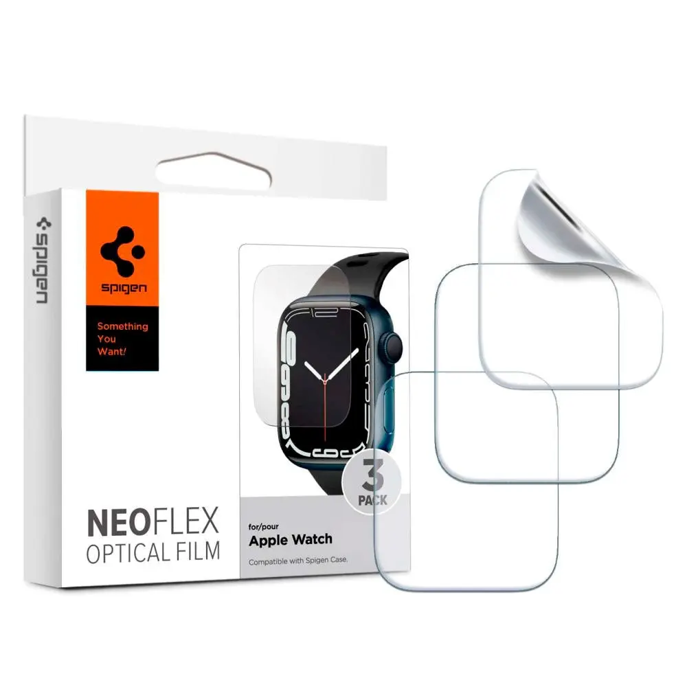 Spigen Apple Watch (41 / 40 mm) NeoFlex Beskyttelsesfilm - 3-Pakning