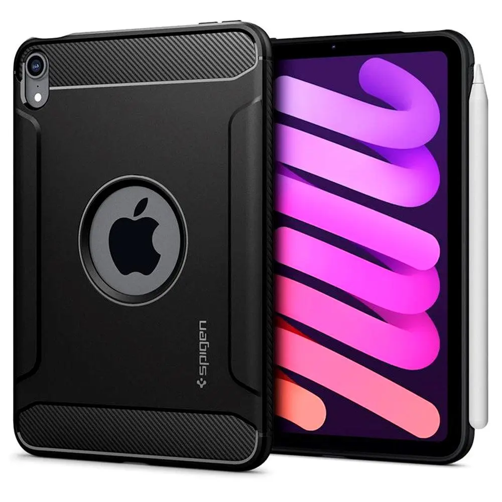 iPad Mini (2024 / 2021) Spigen Rugged Armor Deksel - Svart