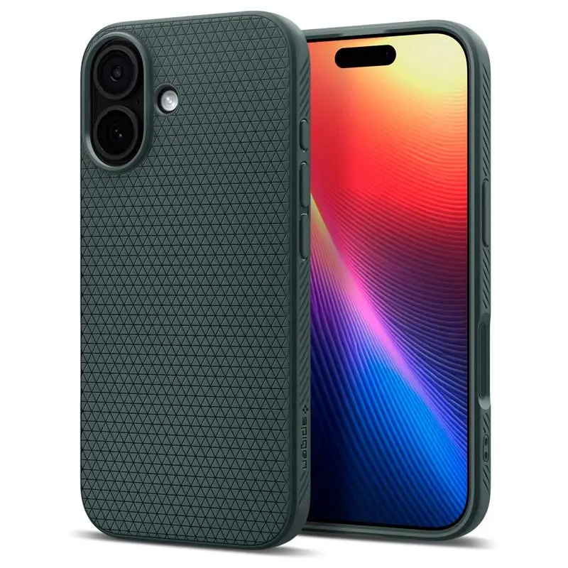 iPhone 17 Spigen Liquid Air Deksel - Grønn