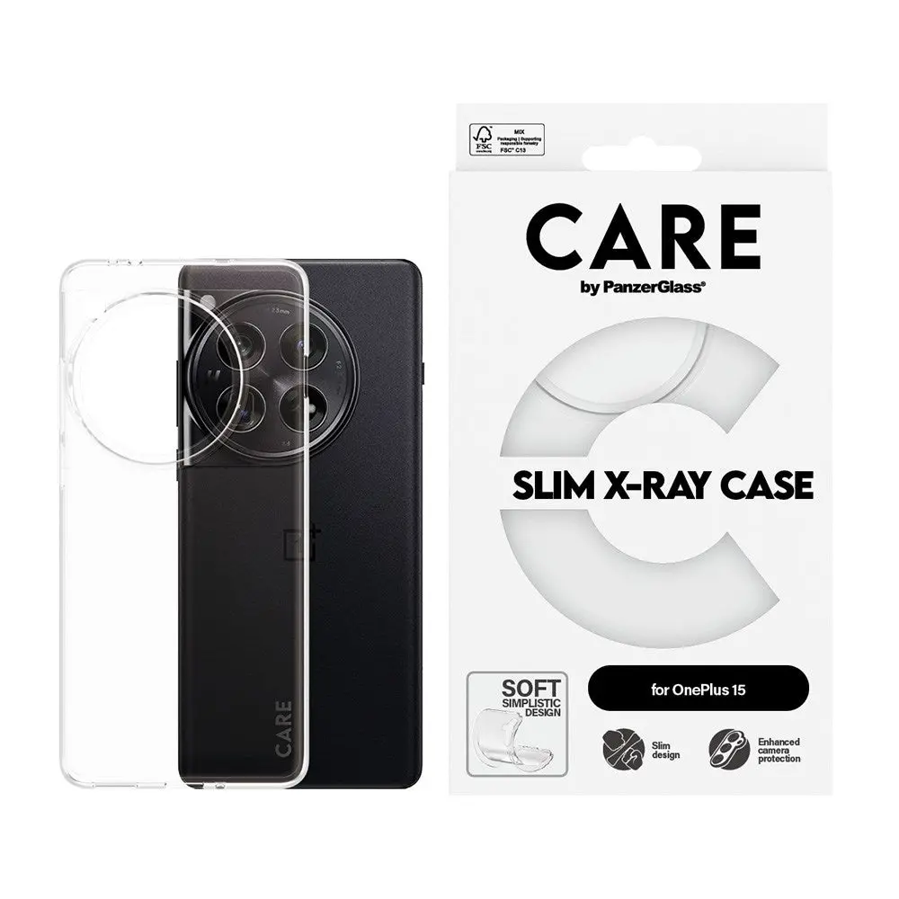 CARE by PanzerGlass OnePlus 15 FASHION X-Ray Soft Basic Deksel - Gjennomsiktig