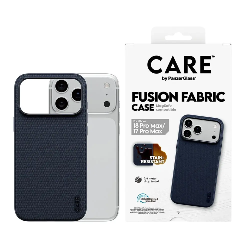 iPhone 18 Pro Max / 17 Pro Max CARE by PanzerGlass Fusion Fabric Deksel - MagSafe Kompatibel