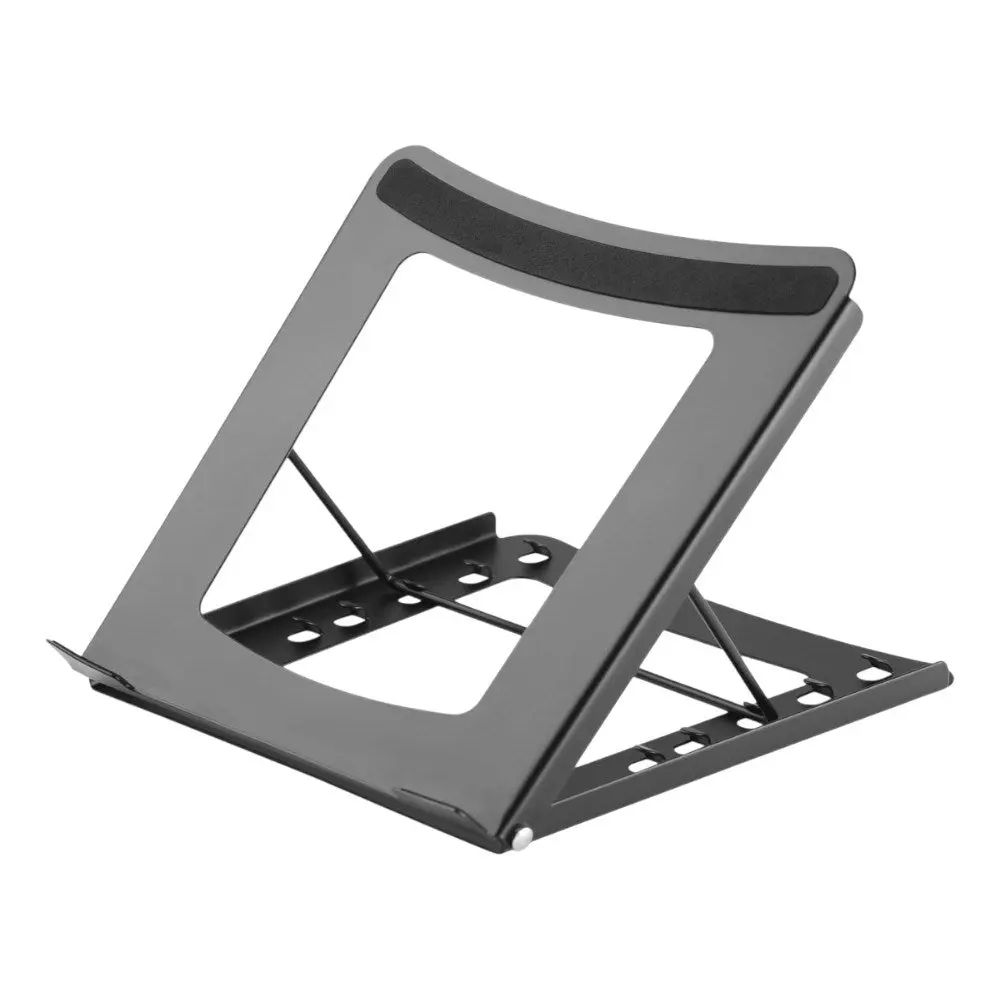 Deltaco Sammenleggbart Stativ for Laptop / Nettbrett - 5 Posisjoner - Mål: 10-15"