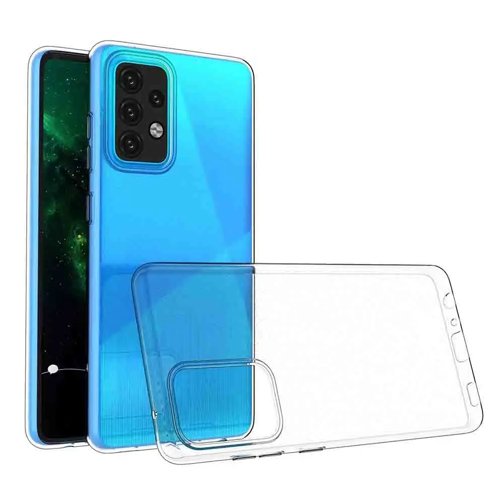 Samsung Galaxy A02s Hurtel Ultra Clear Fleksibelt Plastdeksel - Gjennomsiktig