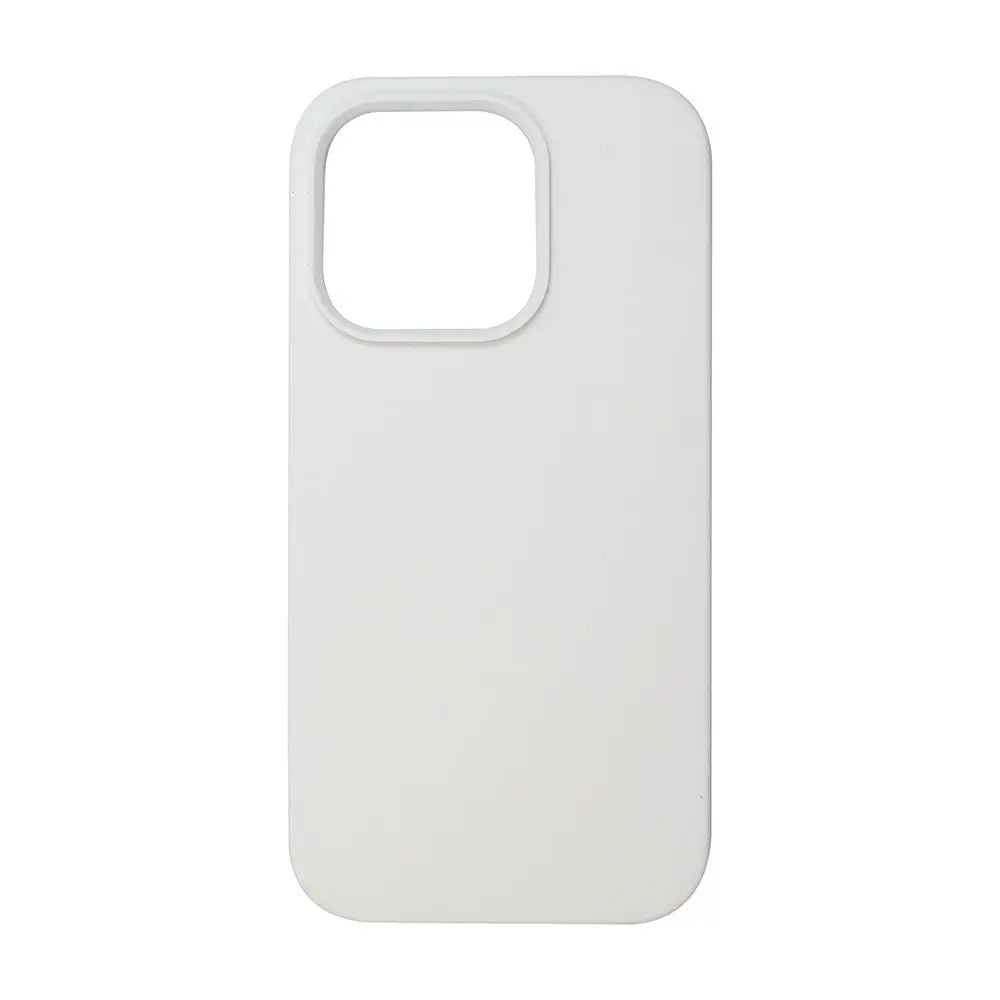 GreenMind iPhone 14 Pro Fôret Silikon Deksel - Hvit
