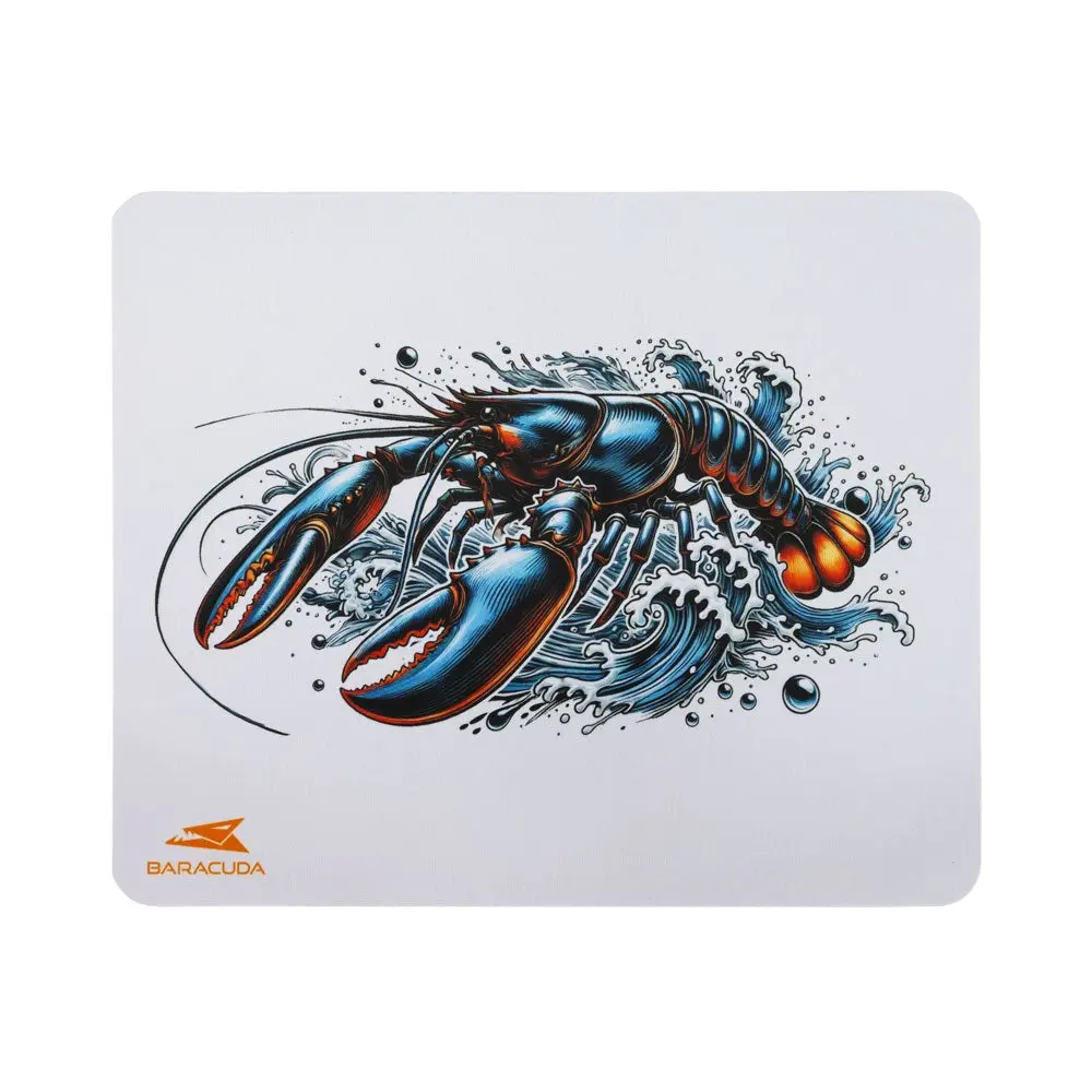 Baracuda LOBSTER M Gaming Musematte - 300 x 250 mm - Hvit