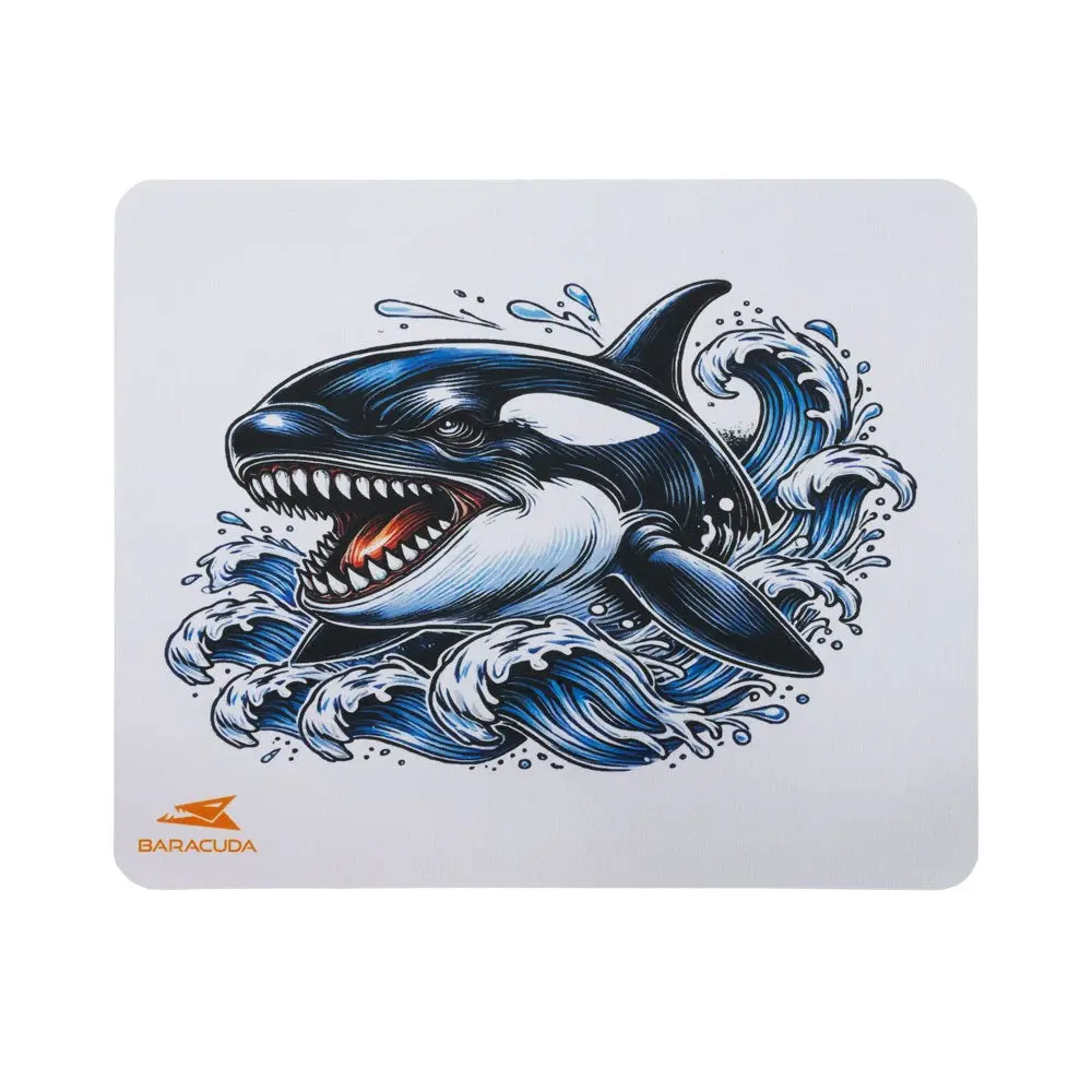 Baracuda ORCA M Gaming Musematte - 300 x 250 mm - Hvit