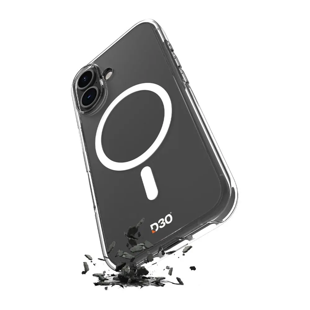 iPhone 17 PURO IMPACT CLEAR Hybrid Deksel - MagSafe Kompatibel