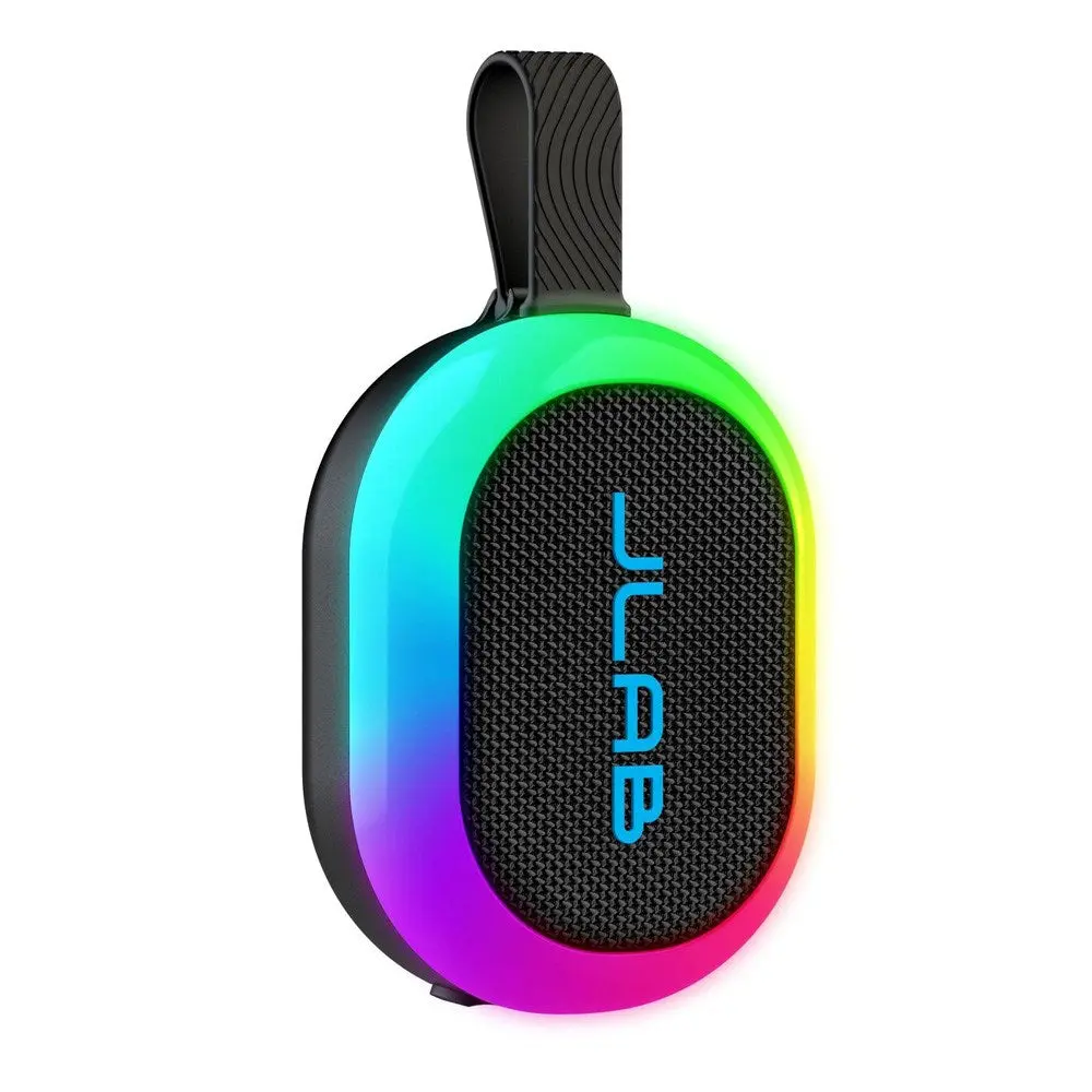 JLab Pop Bluetooth Høyttaler med Lys - Svart