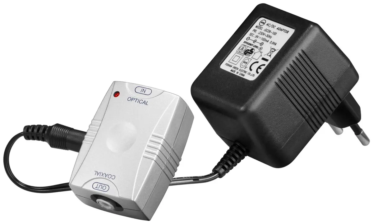 Opto-koaksial omformer