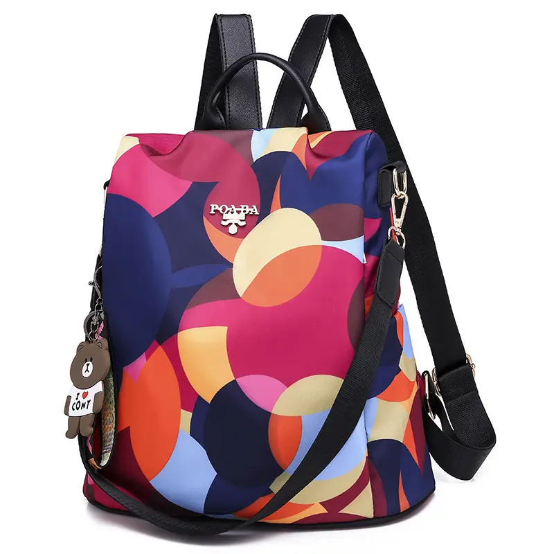 Vanntett ryggsekk med anti-tyveri MultiColor
