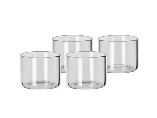 DESSERTGLASS D8X6CM 4STK KLAR