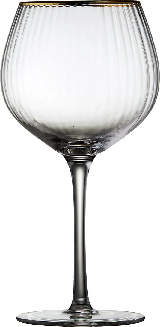 GIN&TONIC GLASS GOLD 65CL 4STK