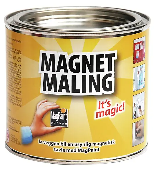 MAGNETMALING 500ML GRÅ VANNB