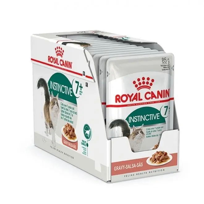 Royal Canin Instinctive +7 in Gravy 12x85 g - Katt i Norge, katters favorittbutikk