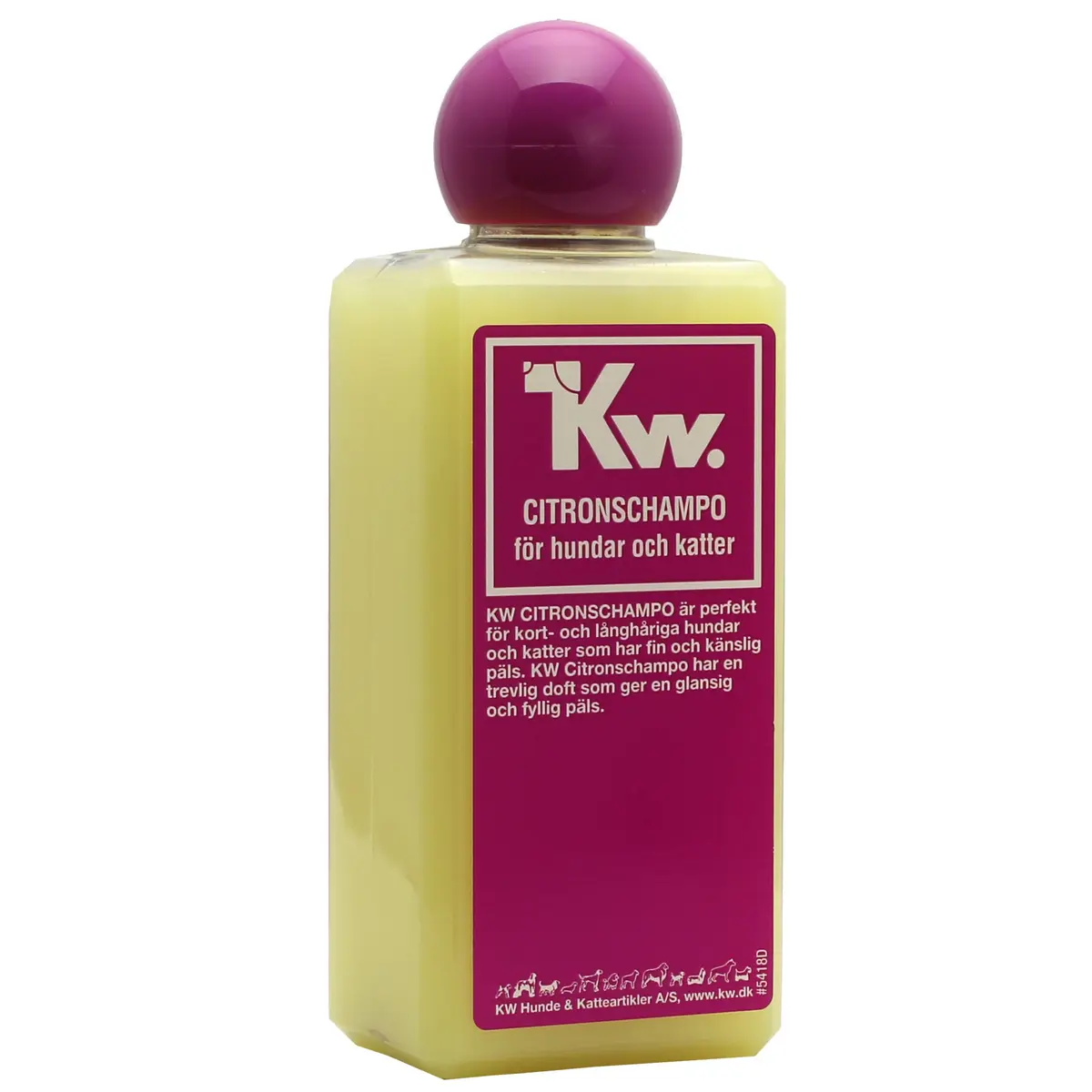 KW Sitron shampoo 200ml - Katt i Norge, katters favorittbutikk