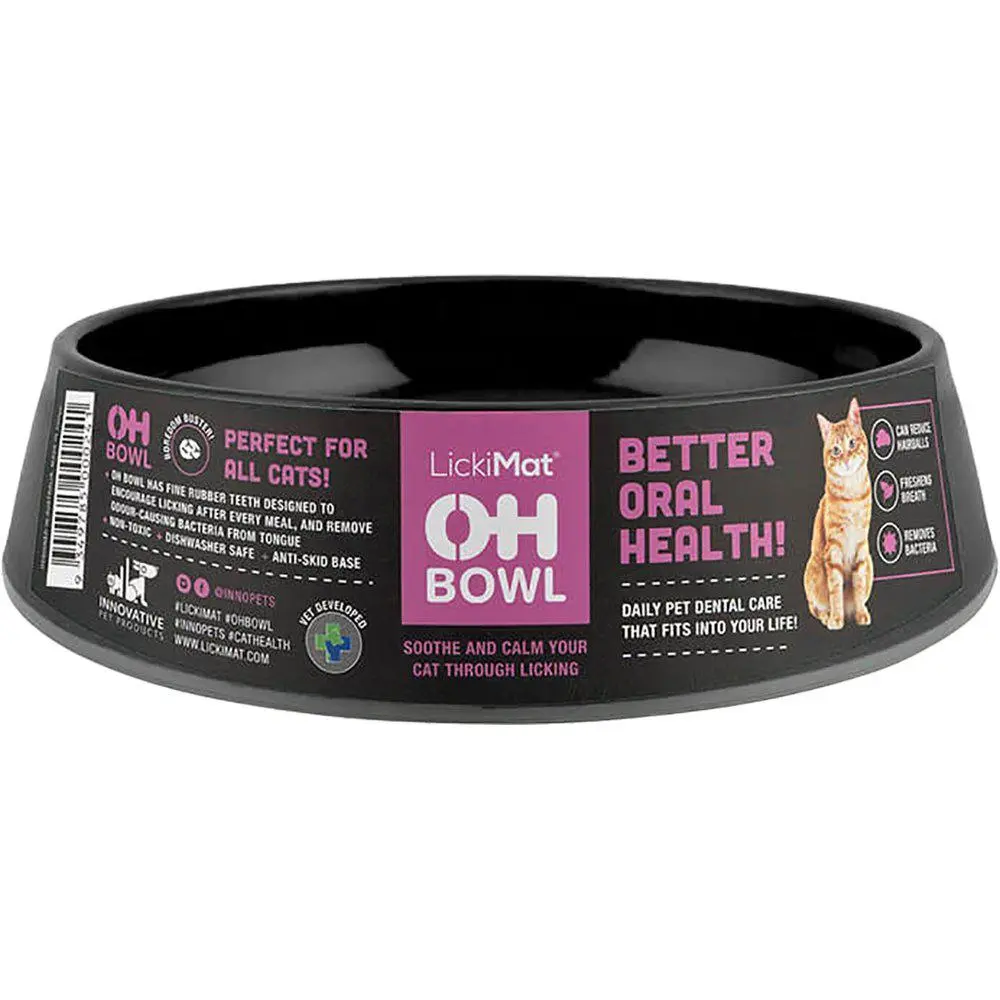 Lickimat OH Bowl katteskål-munnhygiene - Katt i Norge, katters favorittbutikk