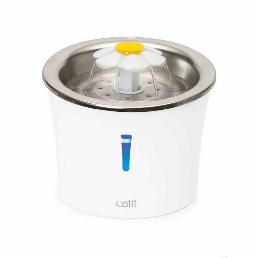 Catit Flower Drikkefontene i Rustfritt Stål 3Liter - Katt i Norge, katters favorittbutikk