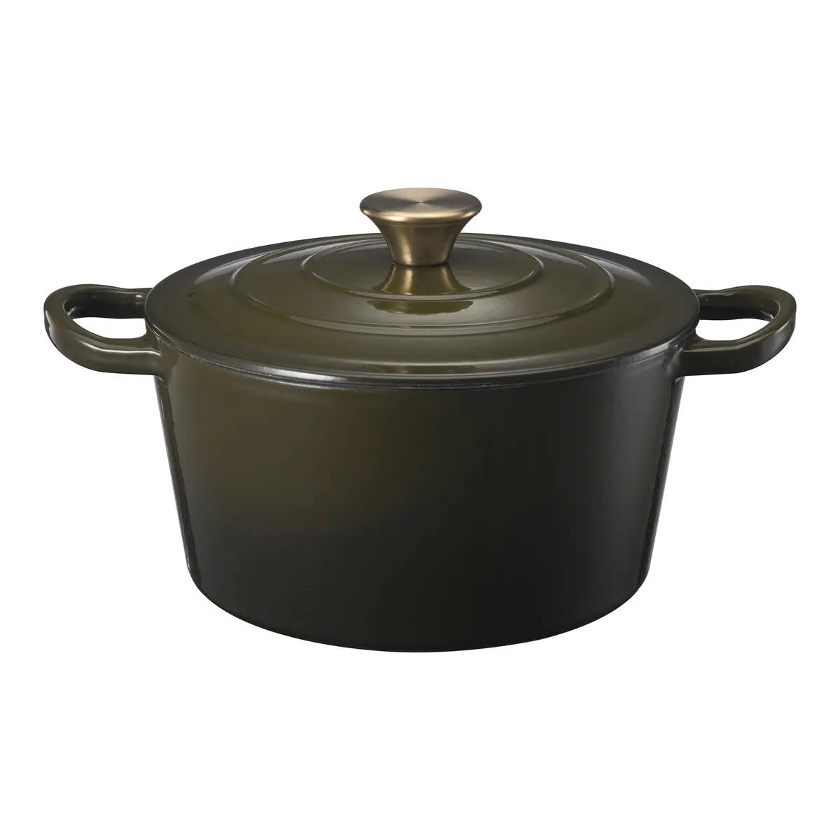 Støpejernsgryte 3,8 L grønn