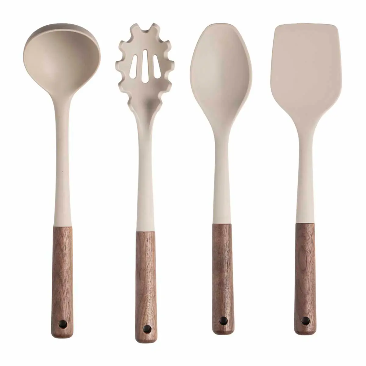 Redskapsett Scandi Kok & Stek, 4 deler, brun