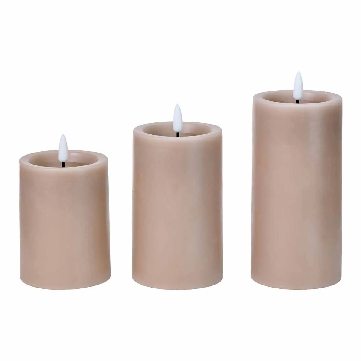 Gaveeske LED 4 pk taupe