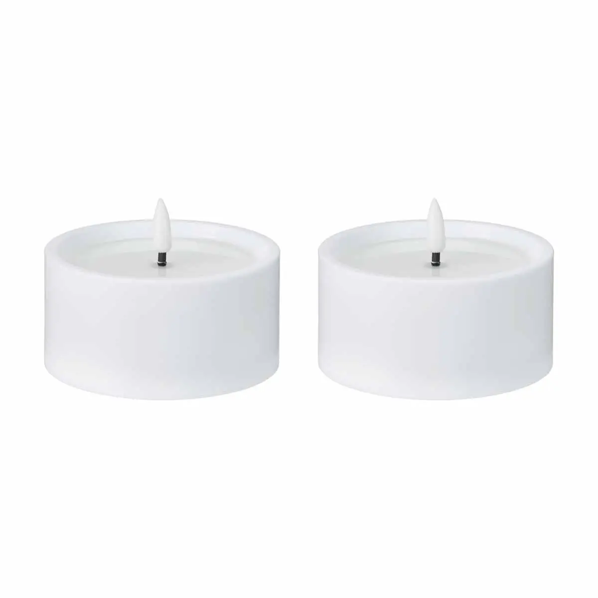 Utelys Fakkel LED 10 cm 2pk gaveeske m/kontroll