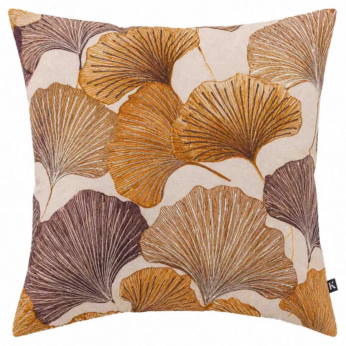 Putetrekk Ginkgo broderi 48x48 cm