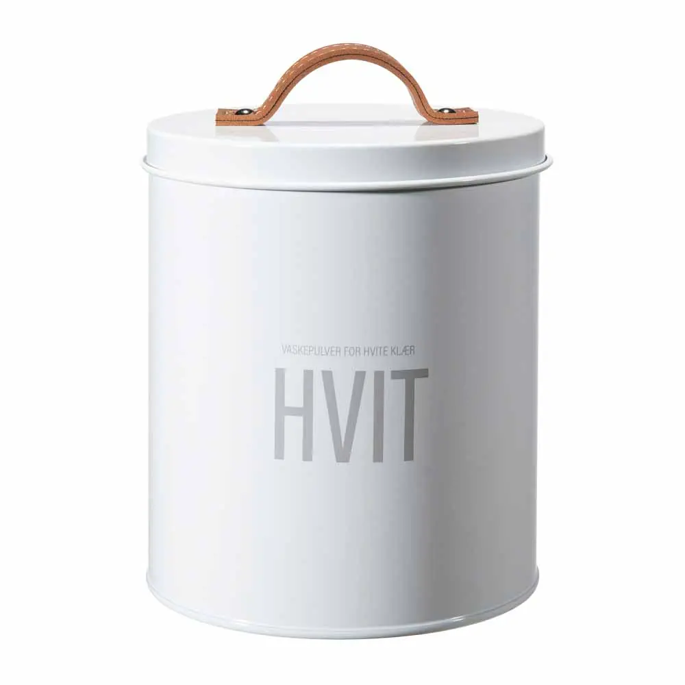 Vaskepulverboks Hvitt tøy