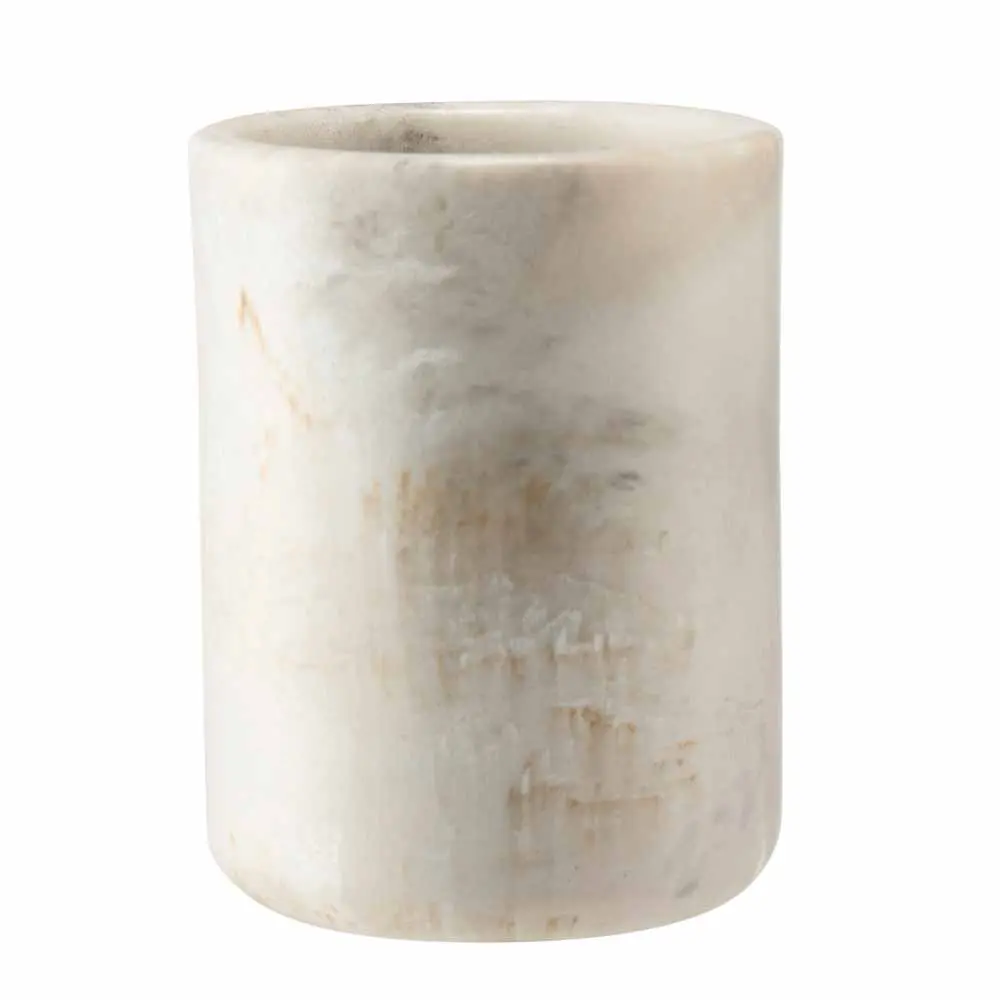 Tannbørsteholder marmor beige